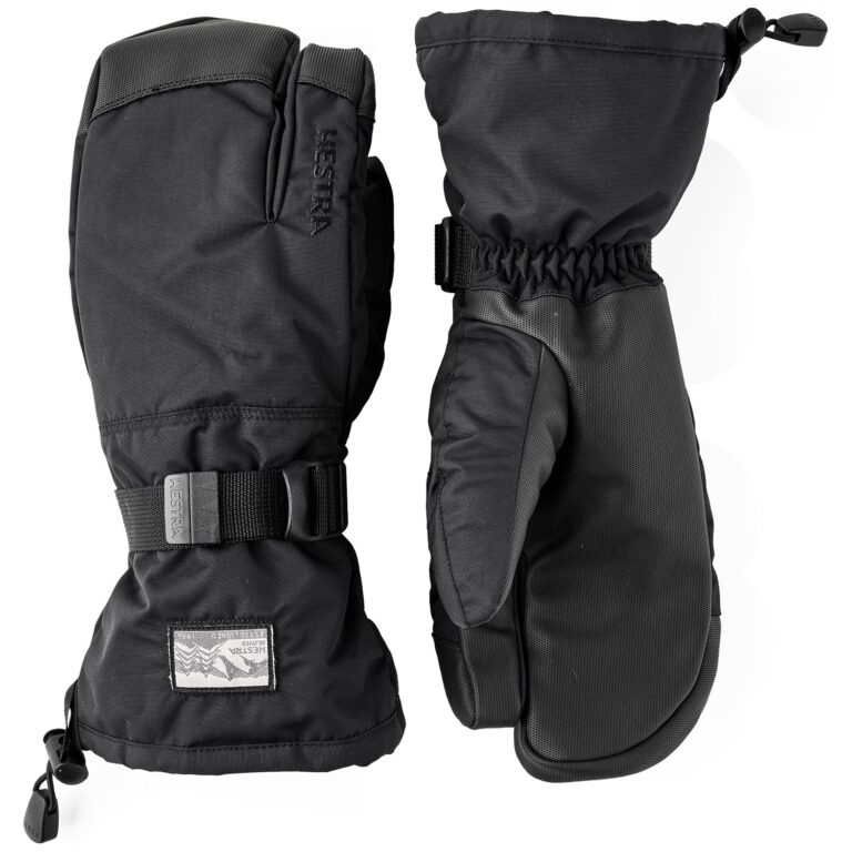 Hestra Gauntlet Sr. 3-Finger 6 Sort Handsker & luffer