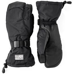 Hestra Gauntlet Sr. 3-Finger Unisex 6 Sort Handsker & luffer