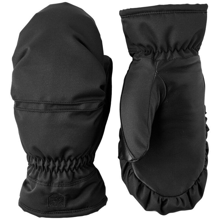 Hestra PrimaLoft Leather Luffer Dame 5 Sort Handsker & luffer