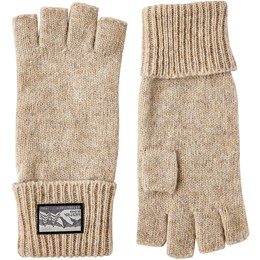 Hestra Raggwool Half Finger Unisex 8 Beige Handsker & luffer