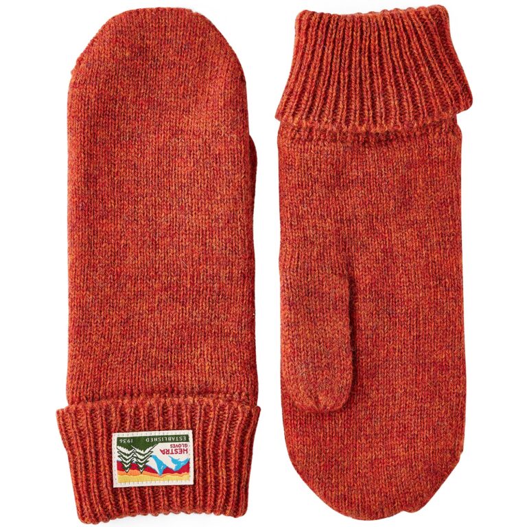 Hestra Raggwool Luffer 6 Rød Handsker & luffer