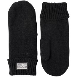 Hestra Raggwool Luffer Unisex 8 Sort Handsker & luffer