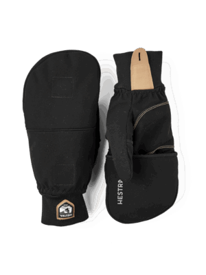 Hestra Windbreaker Pull Over Mitt Black Str 8