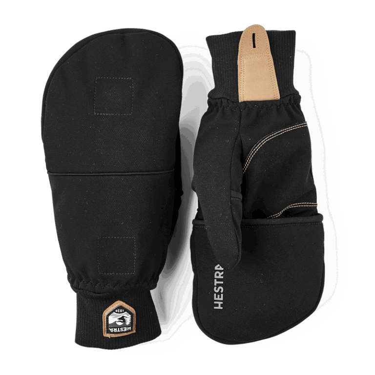 Hestra Windbreaker Pull Over Mitt Black Str 8