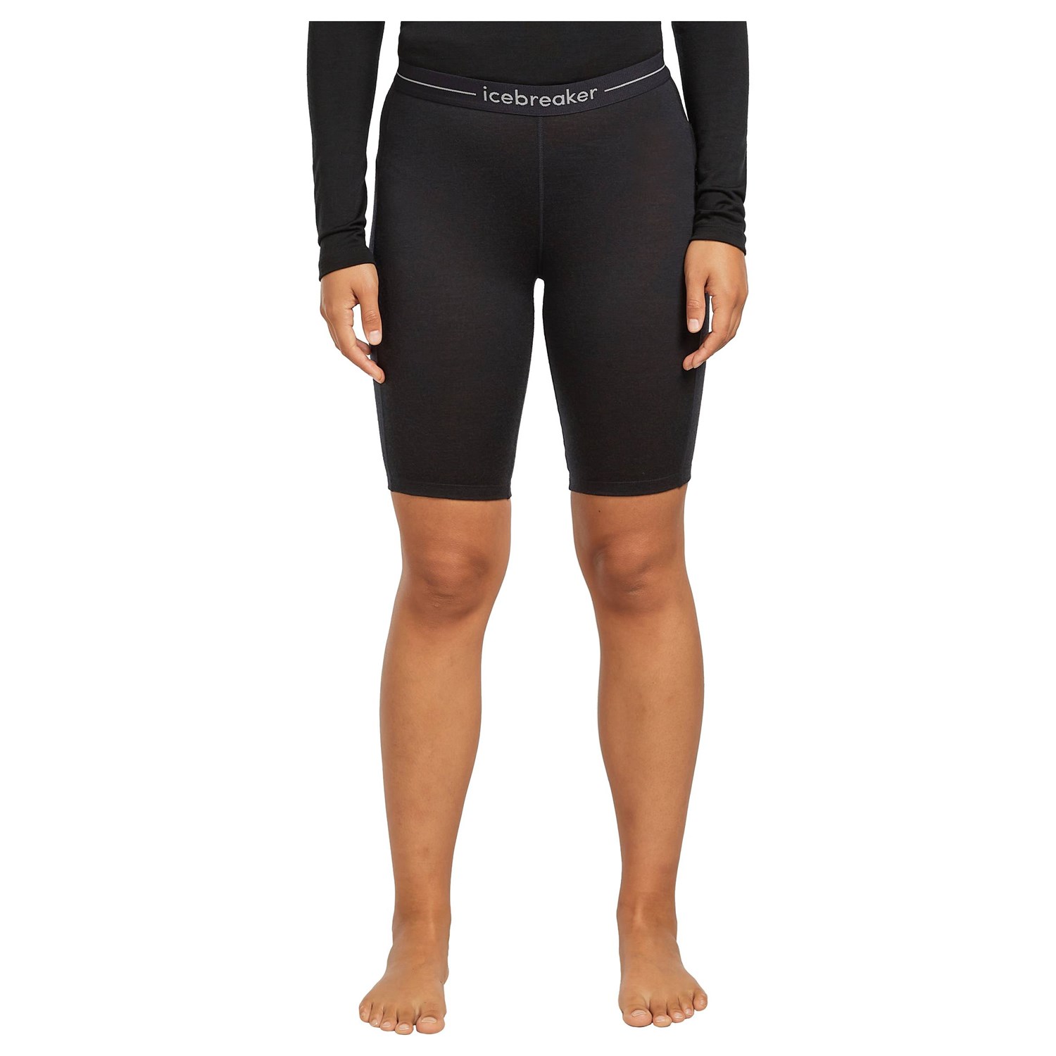 Icebreaker Merino 200 Oasis Shorts Dame S Sort Lange underbukser