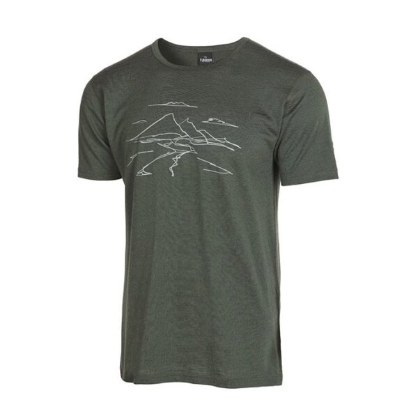 Ivanhoe Agaton Mountain T-Shirt 100% uld, rifle green-M - T-Shirt, Polo-shirt