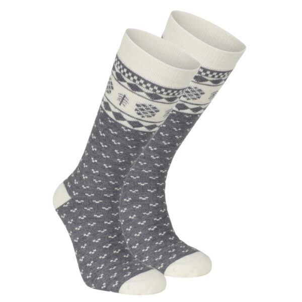 Ivanhoe Merino Wool Sock Folklore, grey-35-38 - Sokker