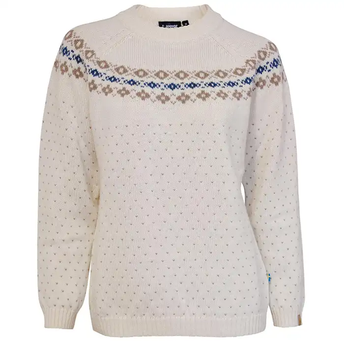Ivanhoe Of Sweden Sire Dame Sweater Winter White 40