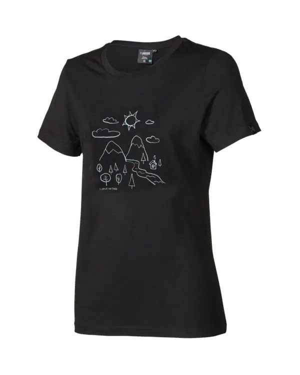 Ivanhoe UW Cilla Outdoor T-Shirt W Black 46