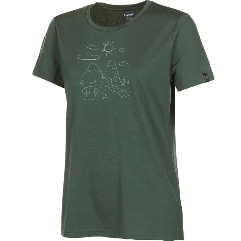 Ivanhoe UW Cilla Outdoor T-Shirt W Rifle Green 40