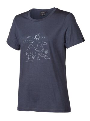 Ivanhoe UW Cilla Outdoor T-Shirt W Steelblue 46