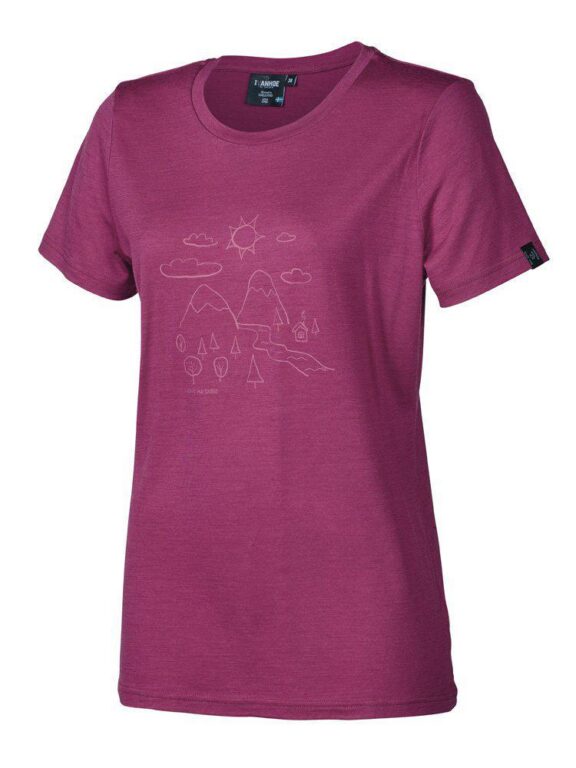 Ivanhoe UW Cilla Outdoor dame T-shirt Lilac Rose 36