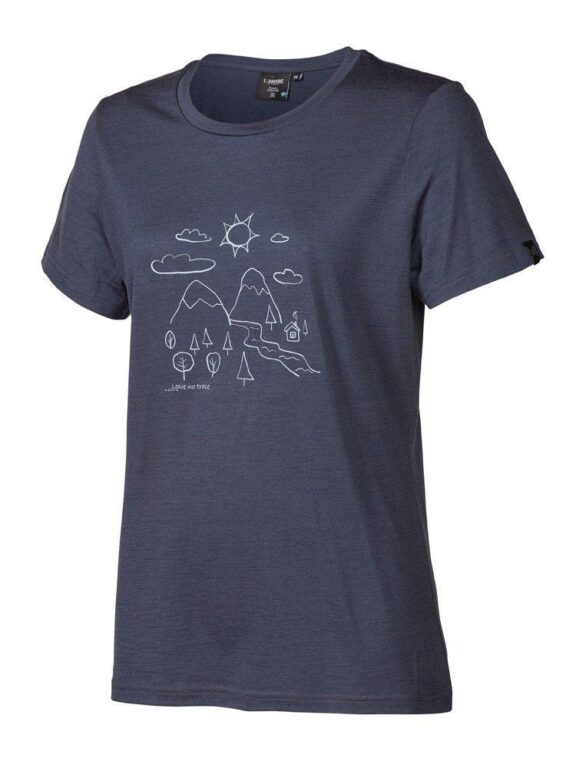 Ivanhoe UW Cilla Outdoor dame T-shirt Steelblue 46