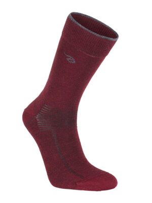 Ivanhoe Wool Trekking Strømper Wine 35-38