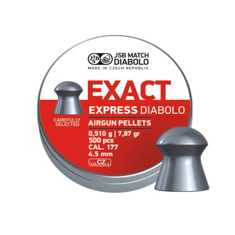 JSB Exact Express 4,52 mm 0,51 gram 500 stk