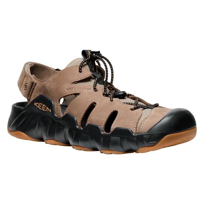 Keen Hypersport Fisherman Leather Sandal Herre / Mænd, brindle/oak buff-43 - Keen sandaler