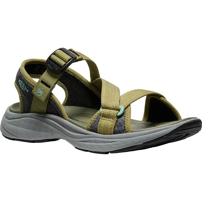 Keen Leiki Open-Toe Sandal Kvinder / Damer, olive-36 - Sandaler