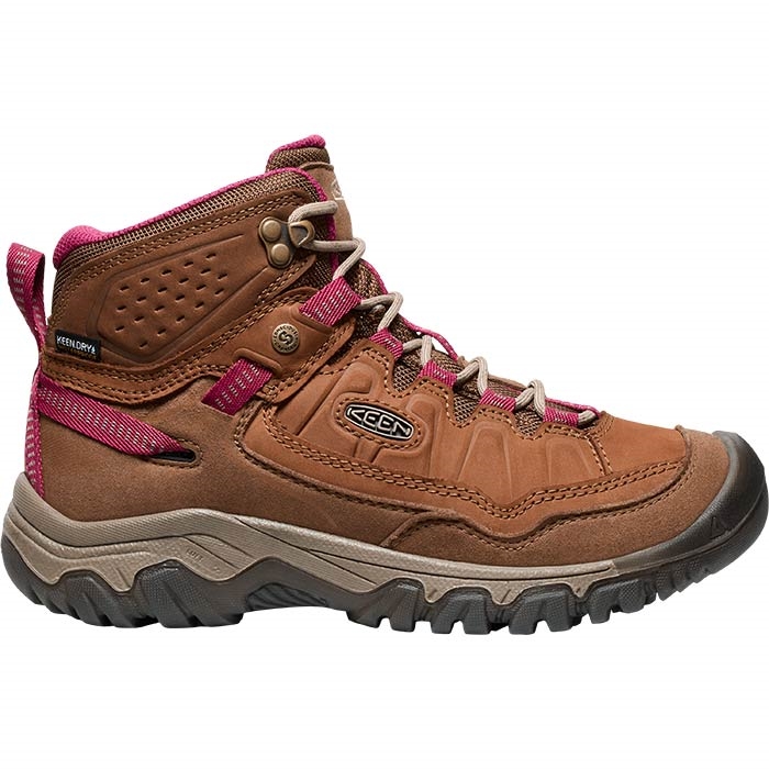 Keen Targhee IV Mid WP Kvinder / Damer, bison/beaujolais-38 - Vandrestøvler