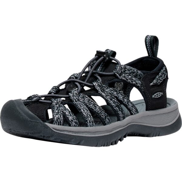 Keen Whisper Sandal W, black/steel grey-42 - Keen sandaler