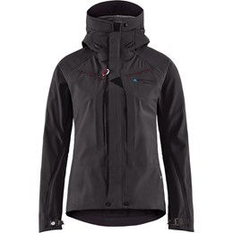 Klättermusen Draupner Jacket Dame L Grå/Sort Skaljakker