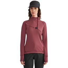 Klättermusen Huge Half Zip Sweater Dame L Rød Trøjer & sweaters