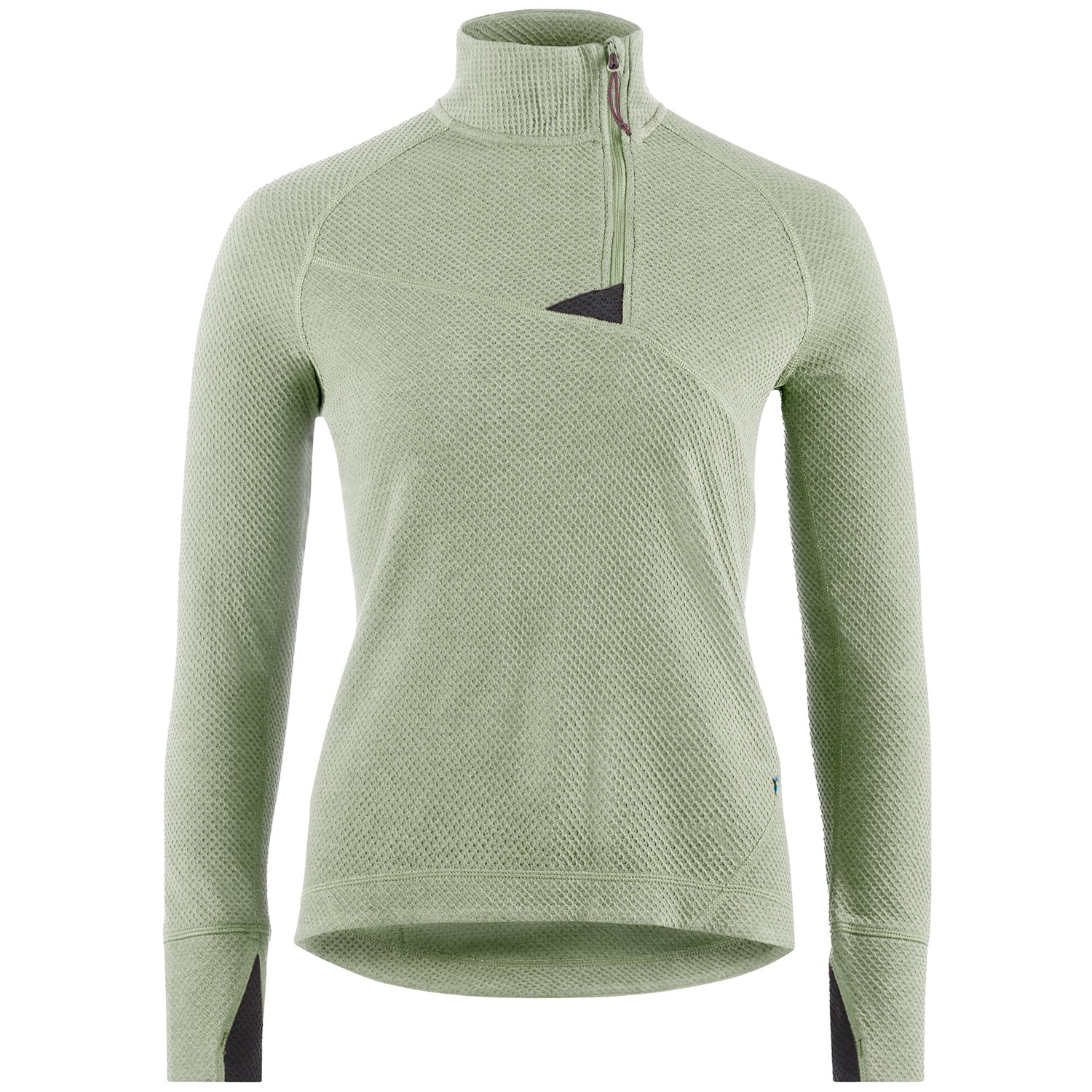 Klättermusen Huge Half Zip Sweater Dame M Grøn Trøjer & sweaters