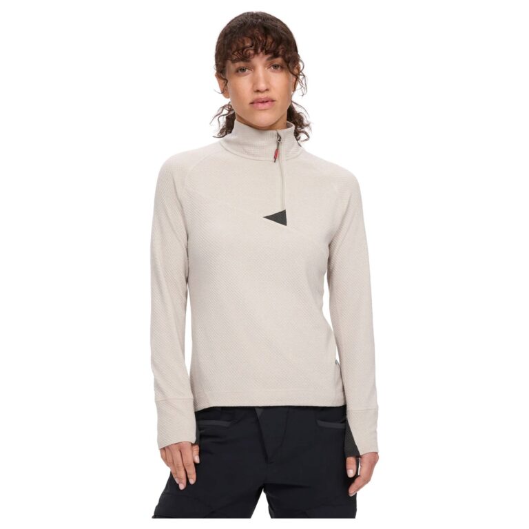 Klättermusen Huge Half Zip Sweater Dame S Beige Trøjer & sweaters