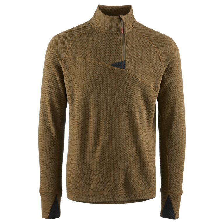 Klättermusen Huge Half Zip Sweater Herre S Grøn Fleece