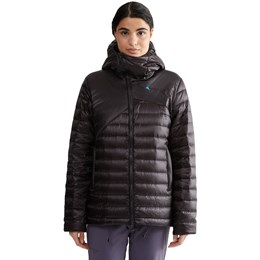 Klättermusen Lopt Hood Jacket Dame S Grå/Sort Dunjakker