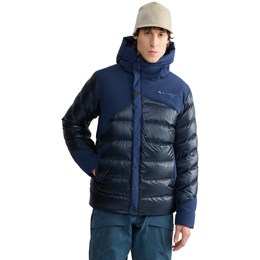 Klättermusen Rå Hood Jacket Herre S Blå Dunjakker