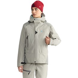 Klättermusen Svalinn Hood Jacket Dame S Grå Skaljakker