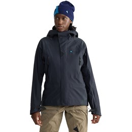 Klättermusen Svalinn Hood Jacket Dame S Sort Skaljakker