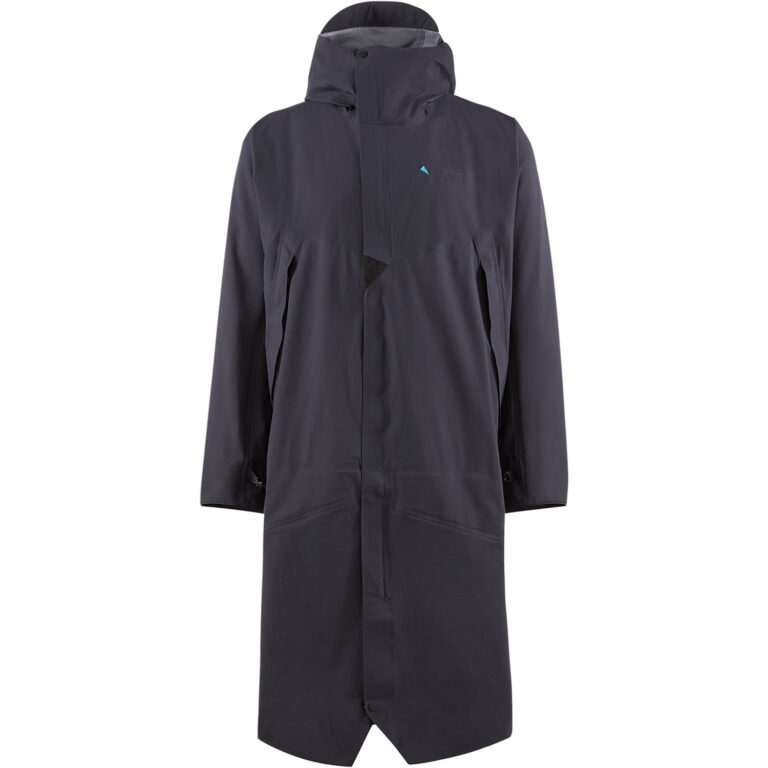 Klättermusen Syr Hood Parka Unisex XS Grå/Sort Skaljakker