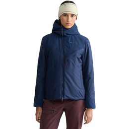 Klättermusen Urd Hood Jacket Dame S Blå Fiberjakker