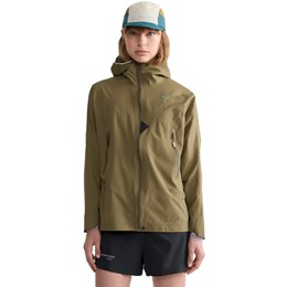 Klättermusen Vingtor Hood Jacket Dame M Grøn Skaljakker