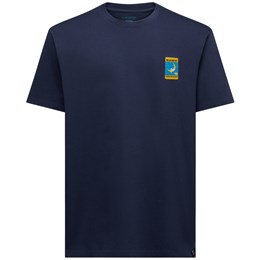 La Sportiva Moon Patch T-Shirt Herre M Blå Korte ærmer