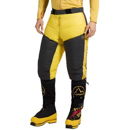 La Sportiva Olympus Tech Down Pant Herre M Sort/Gul Dunbukser