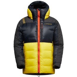 La Sportiva Olympus Tech Down Parka Herre M Sort/Gul Dunjakker