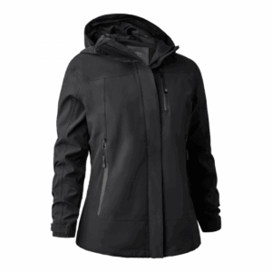 Lady Sarek Skaljakke med hætte - Deerhunter - Black