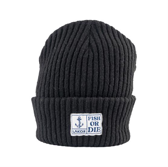 Lakor Fish or Die Beanie, Black