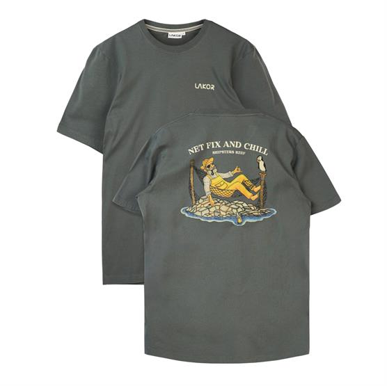Lakor Mens Shipsters Reef T-Shirt, Urban Chic