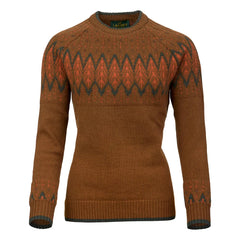 Laksen - Lady Trondheim Jacquard O-neck Sweater