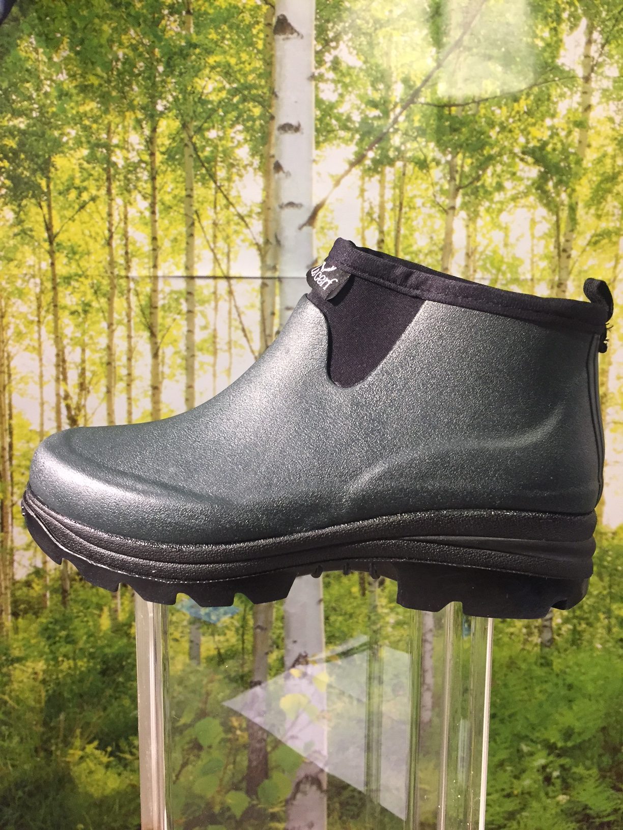 Le Cerf Low Boot Gummistøvle Morkegron 37