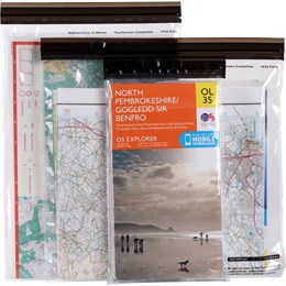 Lifeventure DriStore LocTop Bags - Maps, 3 pack Kortlommer