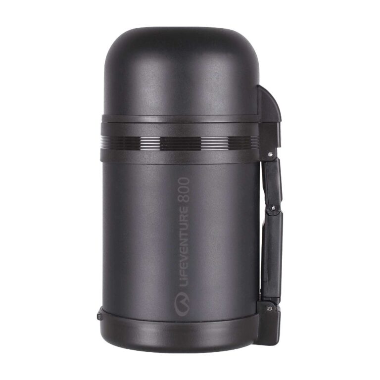 Lifeventure TiV Widemouth Vacuum Flask Dark Grey Termoflaske - 0,8 L