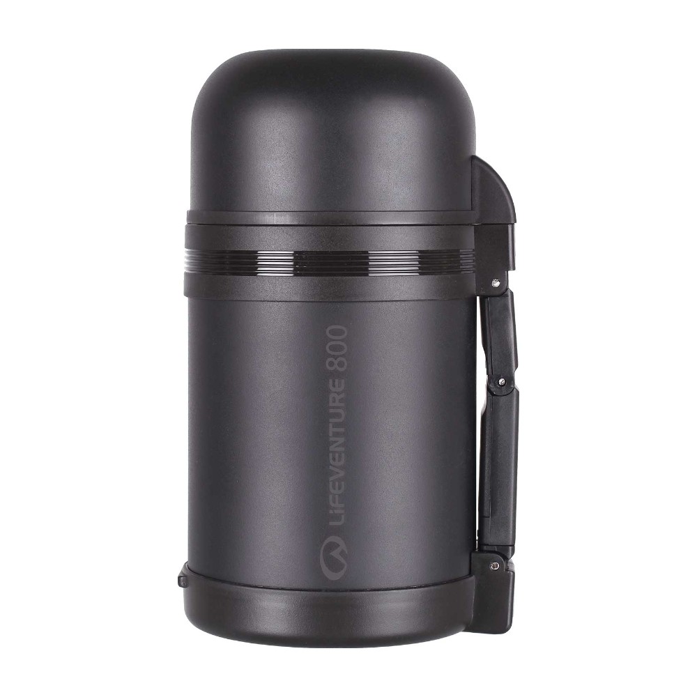 Lifeventure TiV Widemouth Vacuum Flask Dark Grey Termoflaske - 0,8 L
