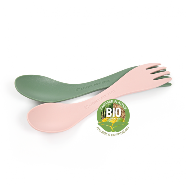 Light My Fire Spork little BIO 2-pack SandyGreen/DustyPink