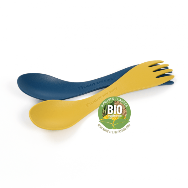 Light My Fire Spork little BIO 2-pack mustyyellow/hazyblue