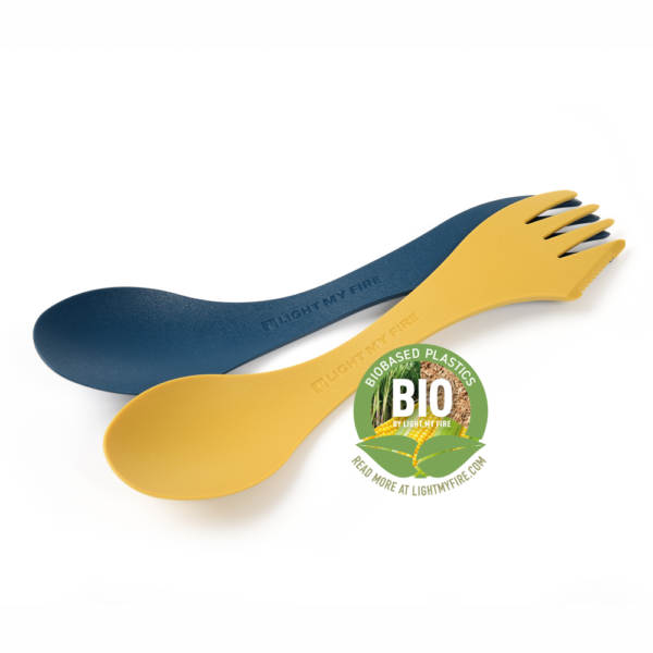 Light My Fire Spork medium BIO 2-pack mustyyellow/hazyblue