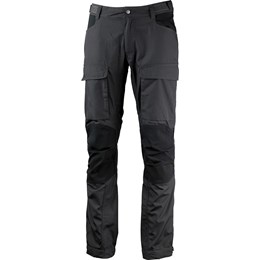 Lundhags Authentic II Pants Short/Wide Herre XXXL Grå/Sort Outdoor bukser